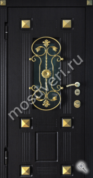 Эксклюзивная металлическая дверь с элементами ковки - купить от производителя Мосдвери Эксклюзивная металлическая дверь с элементами ковки